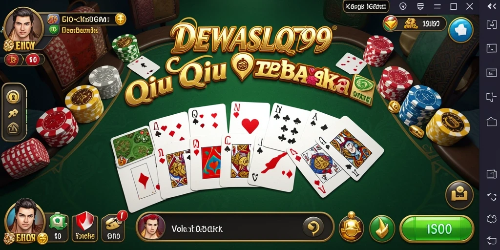 Gameplay DEWASLOT99 yang menarik saat bermain QiuQiu.