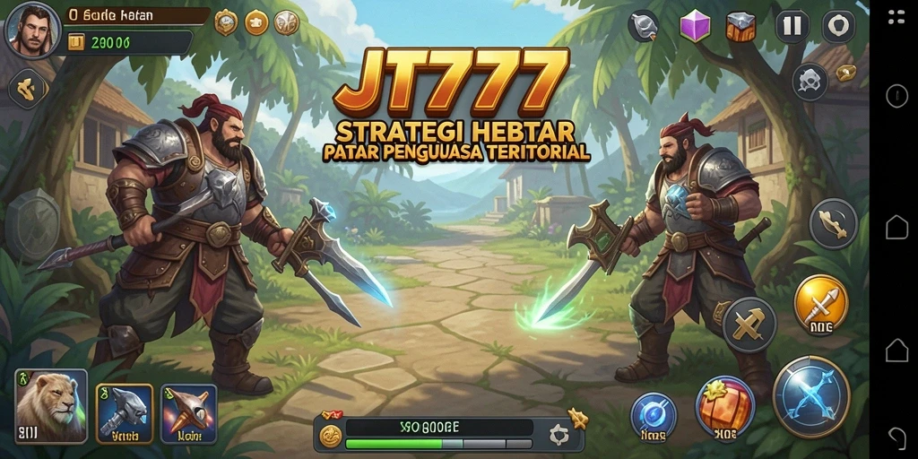 Screenshot JT777 menunjukkan aksi menegangkan dalam pertempuran strategi.