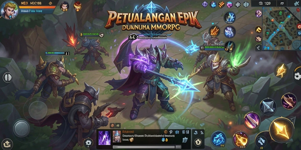 Screenshot MDG188 menampilkan pertarungan epik antara karakter dan monster.