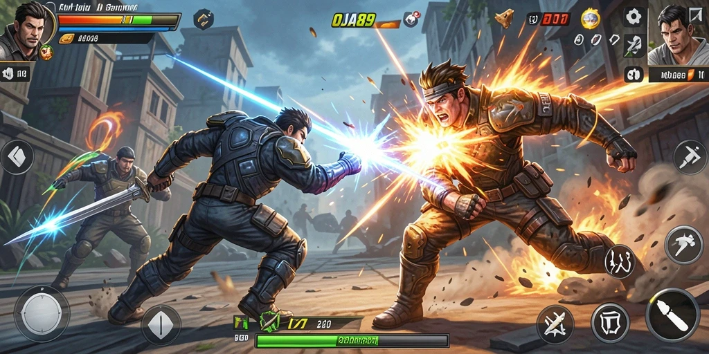 Gameplay intens OJA89 dengan aksi mendebarkan dan grafis yang memukau.
