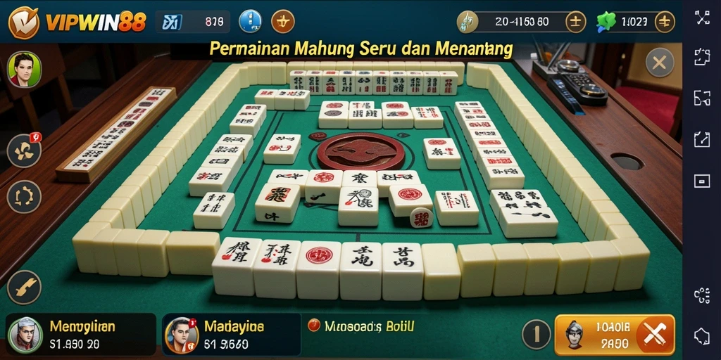 Tampilan gameplay seru dalam <strong>VIPWIN88</strong> saat bermain Mahjong.