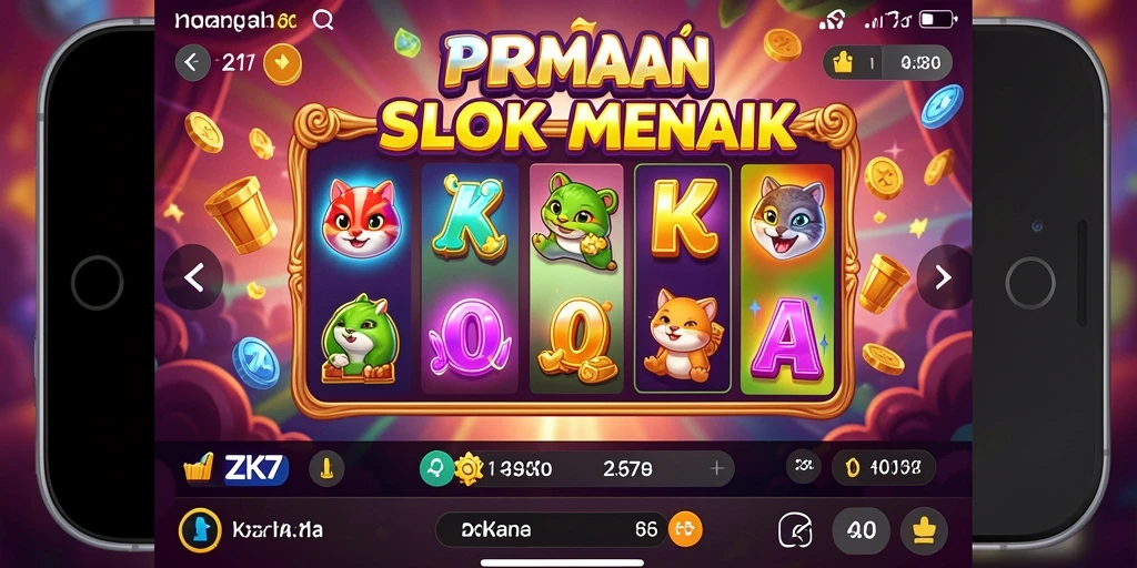 Tampilan gameplay ZK7 menunjukkan keseruan permainan Slot yang mendebarkan.