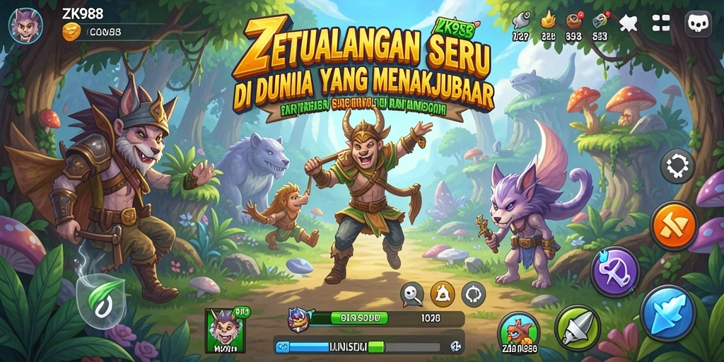 Screenshot dari gameplay ZK988 menampilkan petualangan seru dan menantang.